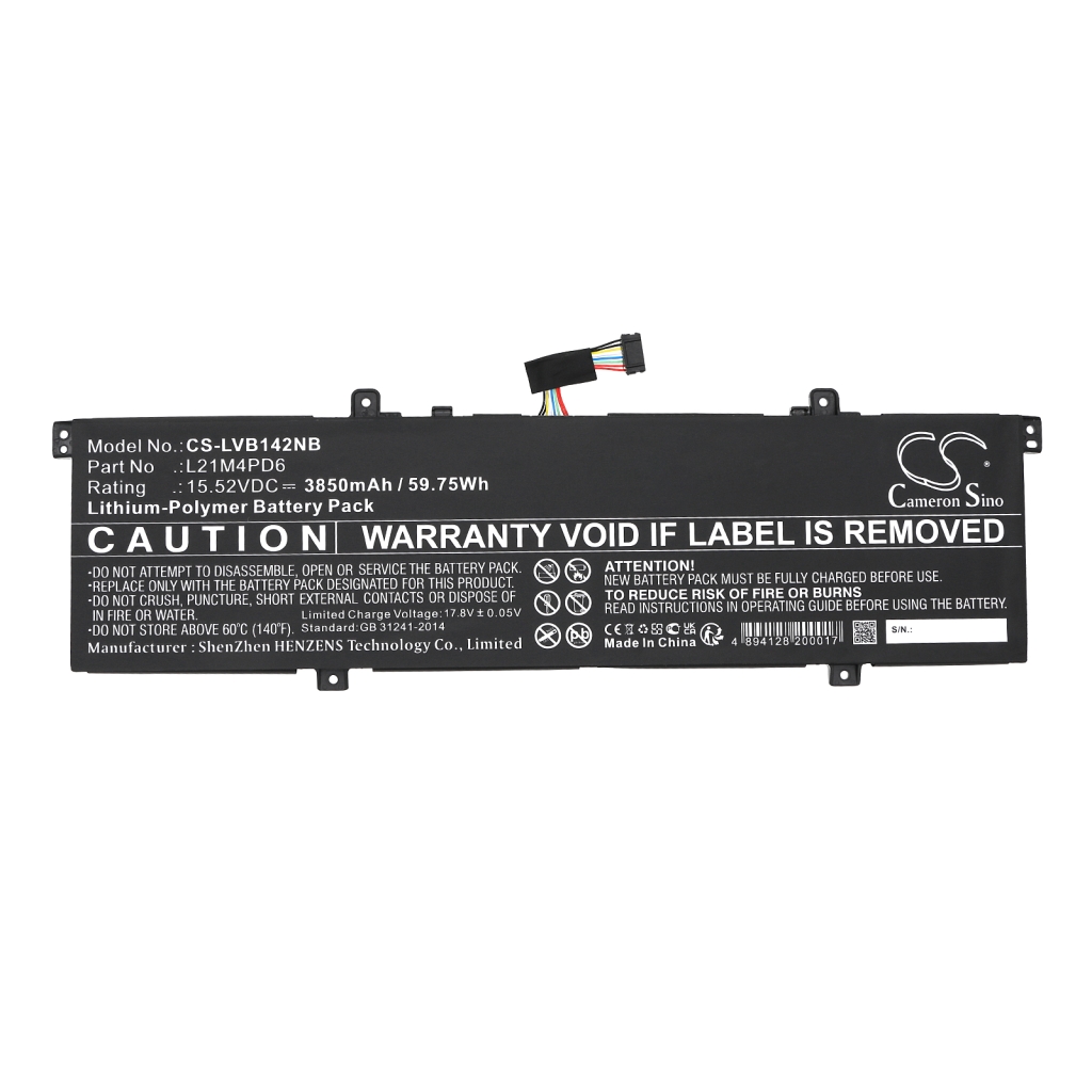 Notebook batterij Lenovo CS-LVB142NB