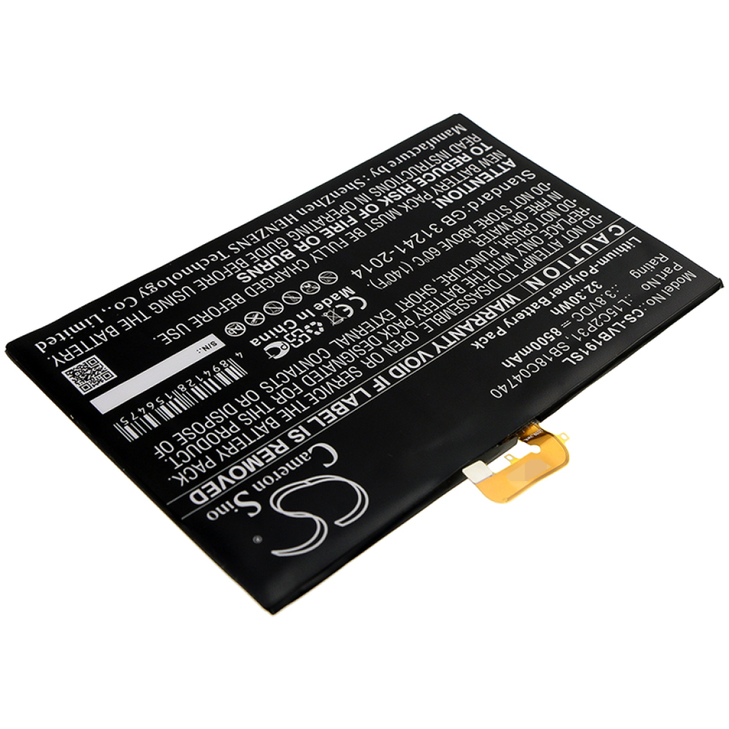 Tablet batterijen Lenovo CS-LVB191SL