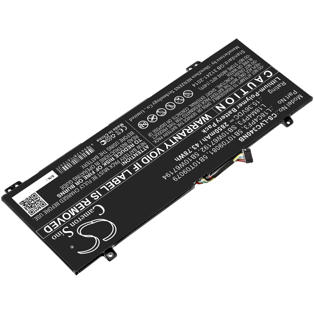 Notebook batterij Lenovo CS-LVC340NB