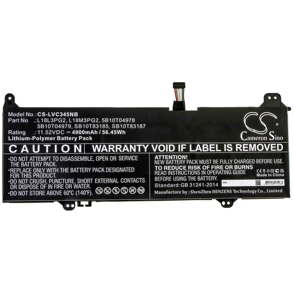 Batterijen Vervangt 5B10W13939