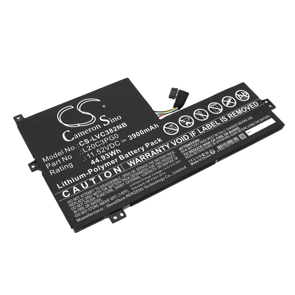 Notebook batterij Lenovo CS-LVC382NB