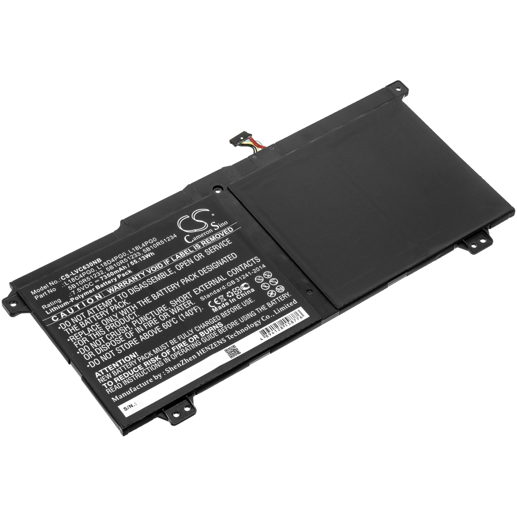 Notebook batterij Lenovo CS-LVC630NB