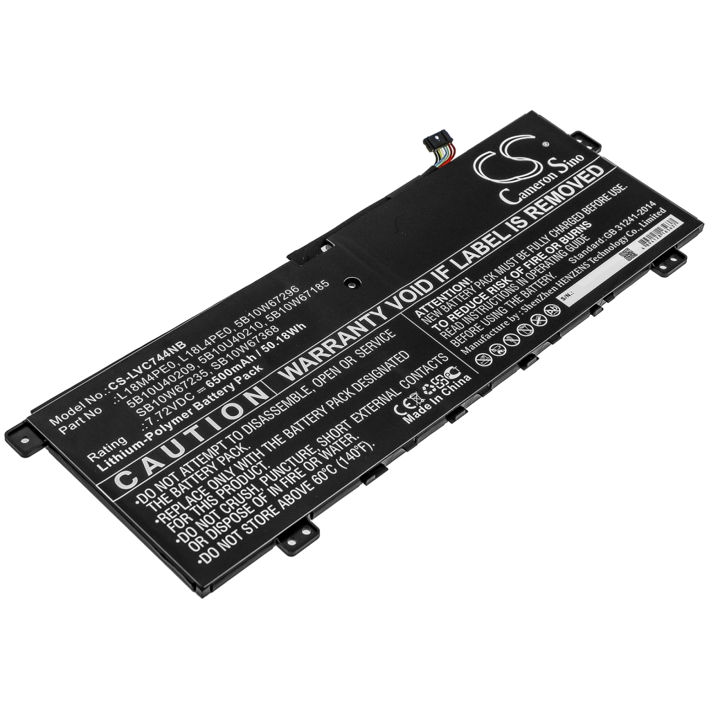 Notebook batterij Lenovo CS-LVC744NB