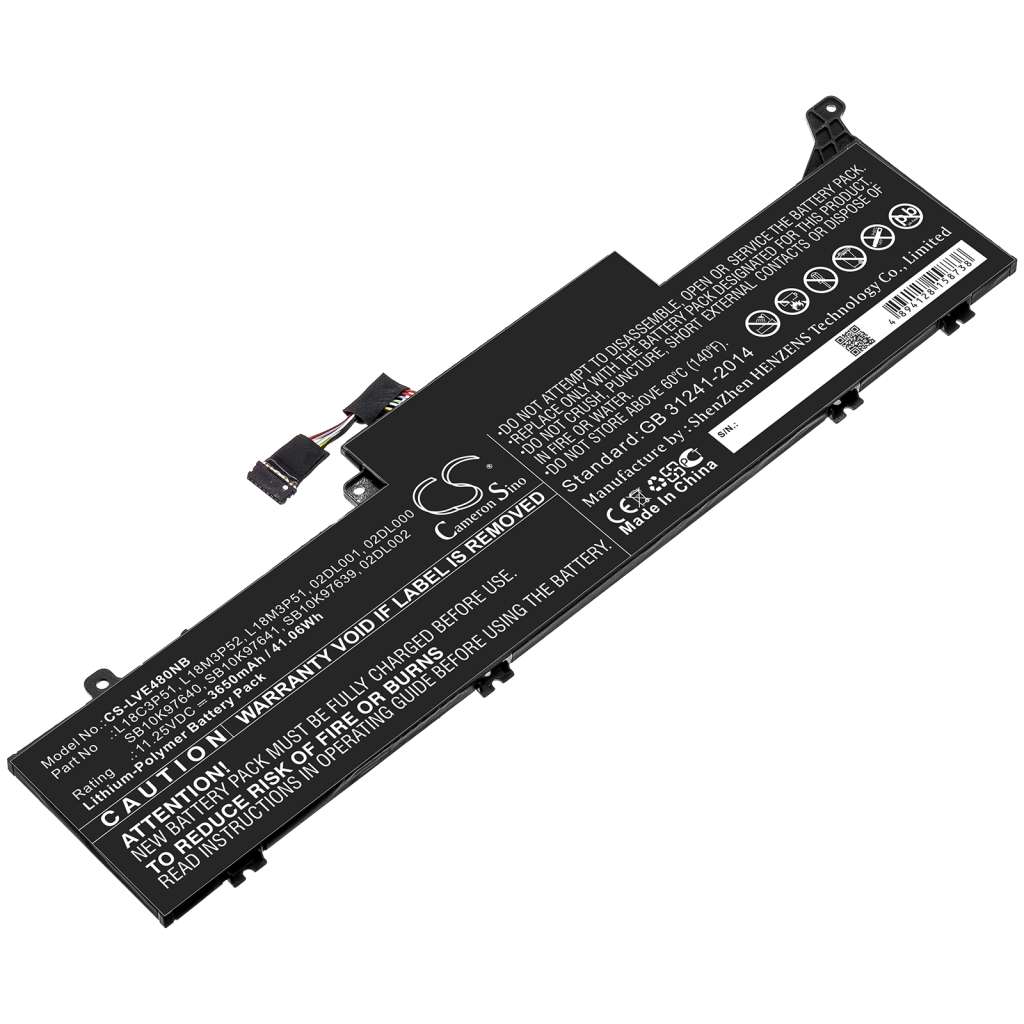 Notebook batterij Lenovo CS-LVE480NB