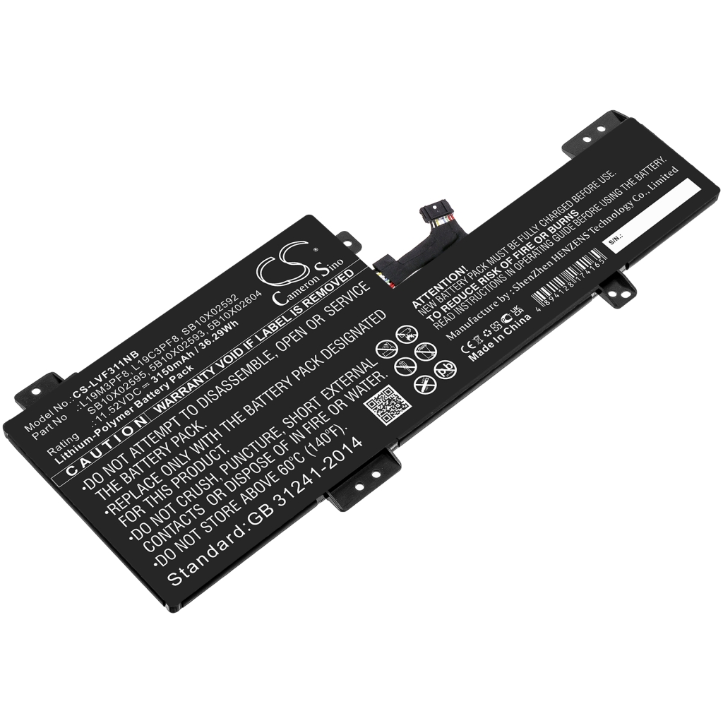 Notebook batterij Lenovo CS-LVF311NB