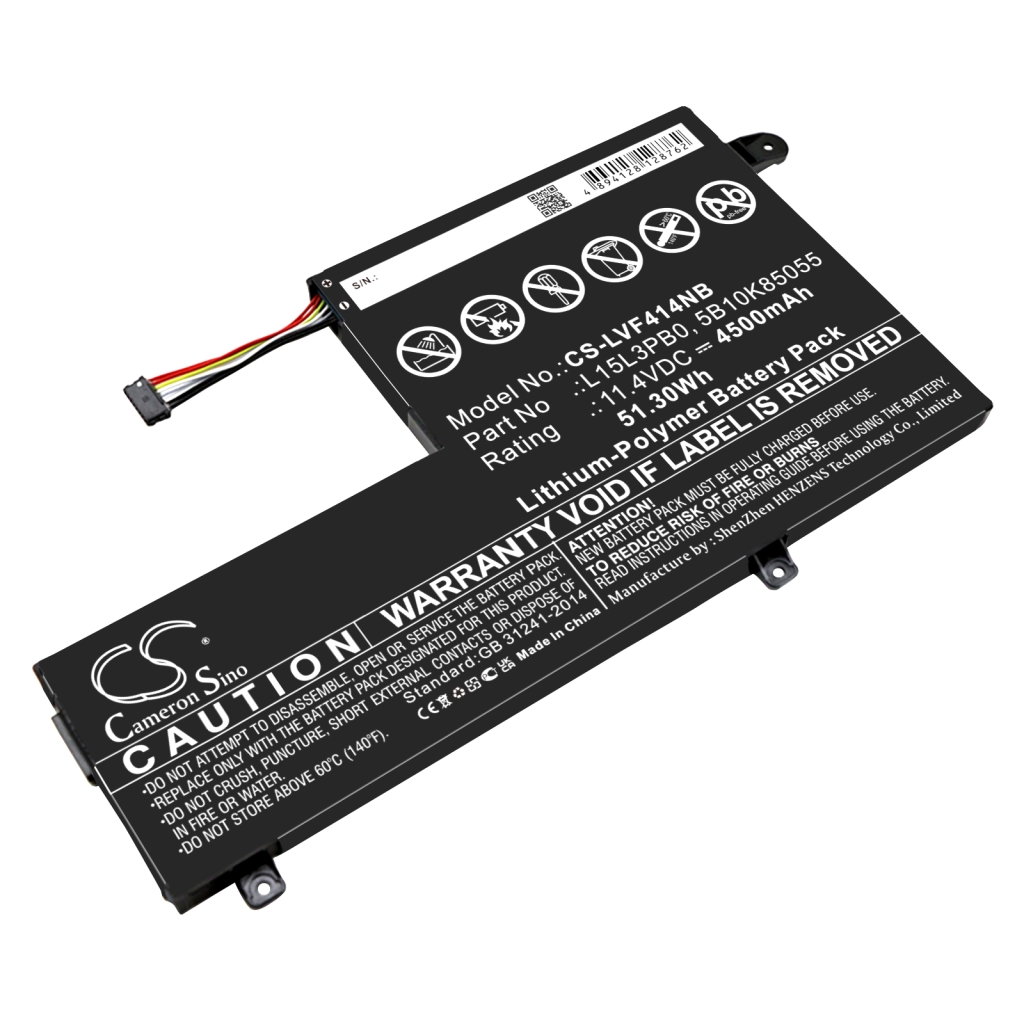 Notebook batterij Lenovo CS-LVF414NB