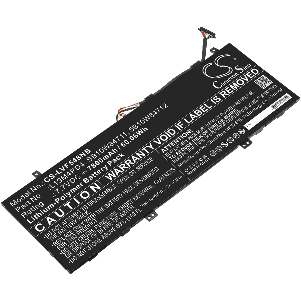 Notebook batterij Lenovo CS-LVF548NB