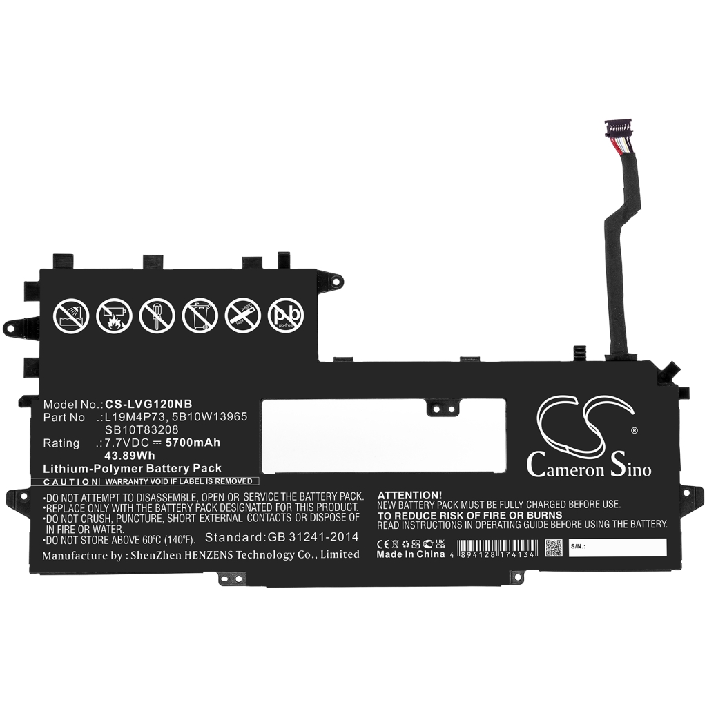 Batterijen Vervangt L19M4P73