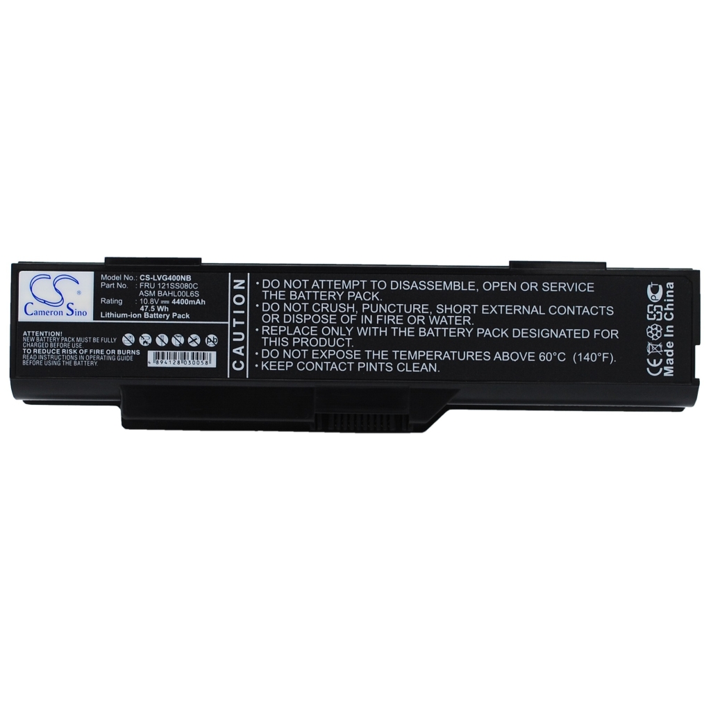 Notebook batterij Lenovo CS-LVG400NB