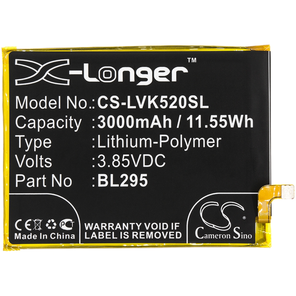 Batterij voor mobiele telefoon Lenovo CS-LVK520SL