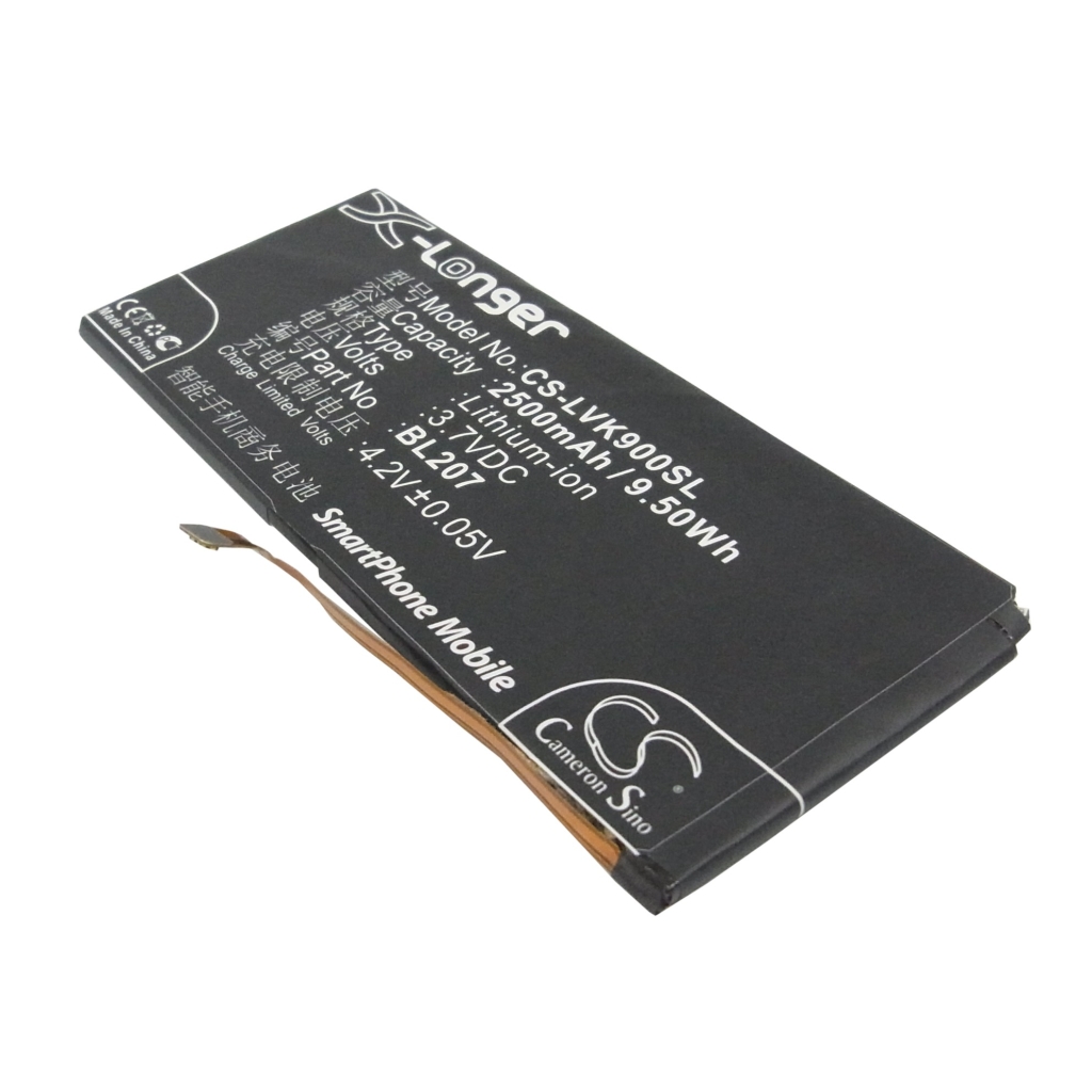 Batterij voor mobiele telefoon Lenovo CS-LVK900SL