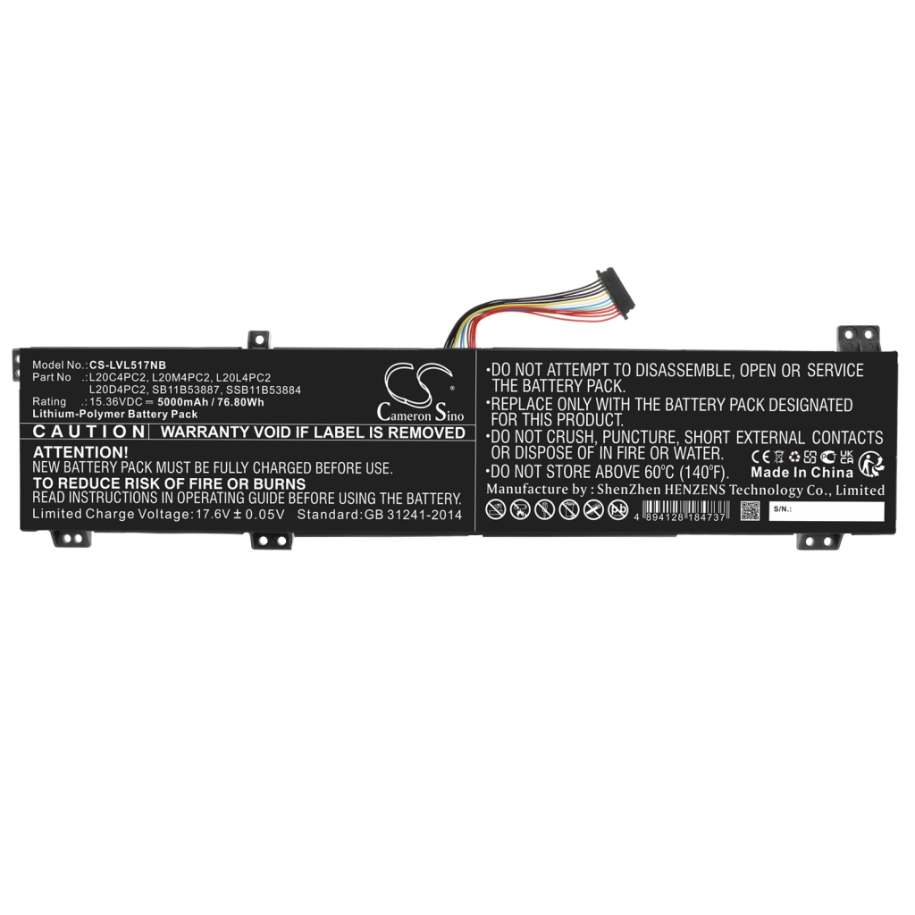 Notebook batterij Lenovo CS-LVL517NB