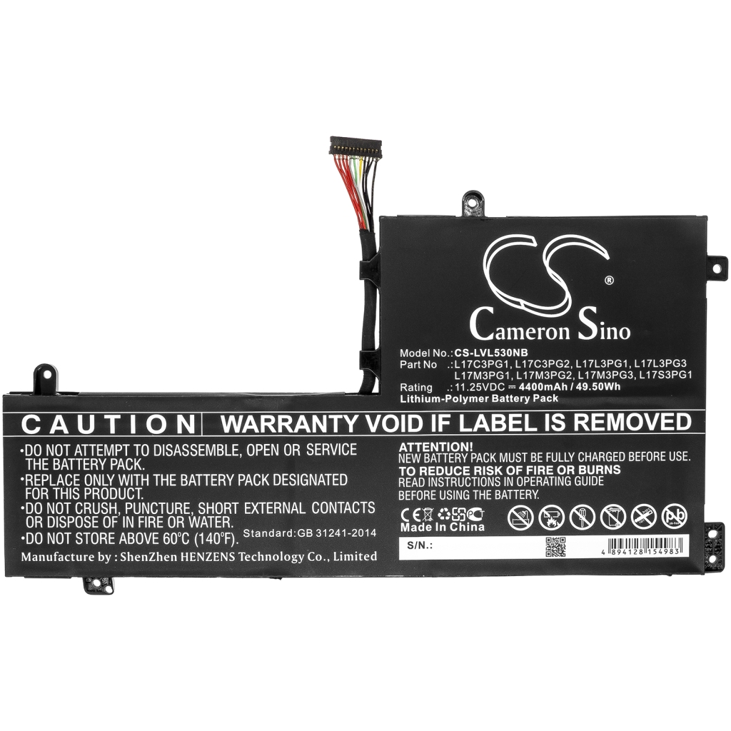 Batterijen Vervangt L17M3PG1