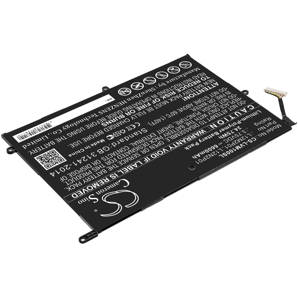 Tablet batterijen Lenovo CS-LVM100SL