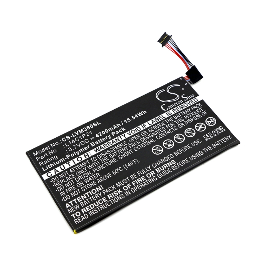 Tablet batterijen Lenovo CS-LVM380SL