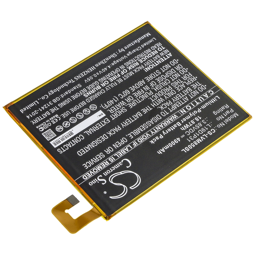 Tablet batterijen Lenovo CS-LVM850SL