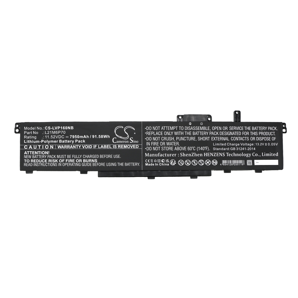 Notebook batterij Lenovo CS-LVP160NB