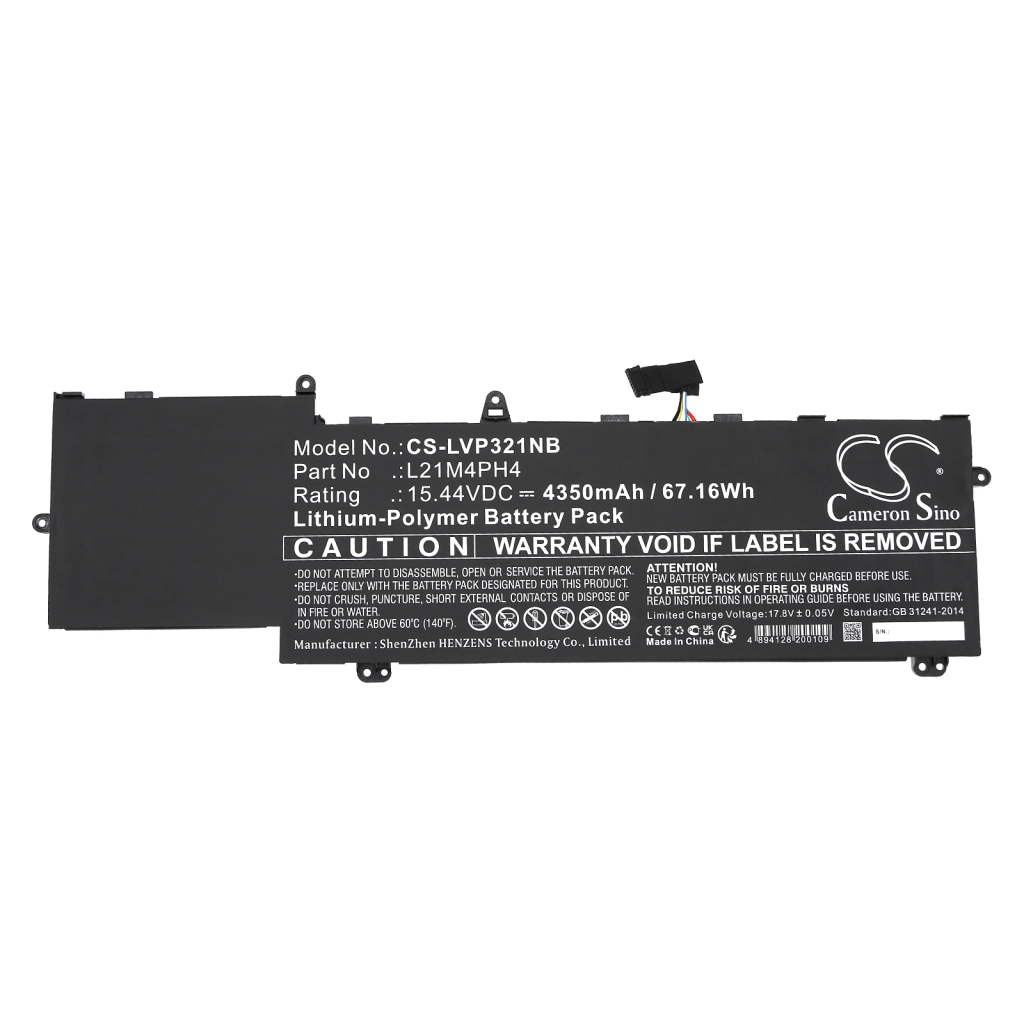 Notebook batterij Lenovo CS-LVP321NB