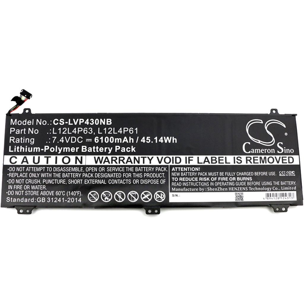 Notebook batterij Lenovo CS-LVP430NB