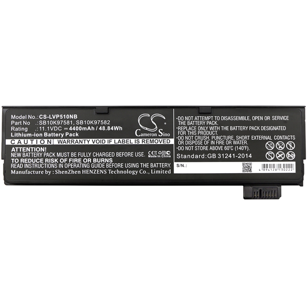 Notebook batterij Lenovo CS-LVP510NB