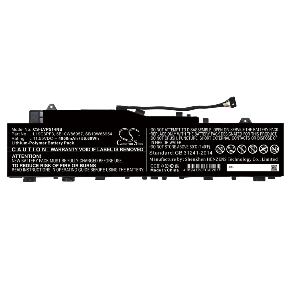 Batterijen Vervangt SB10W86954