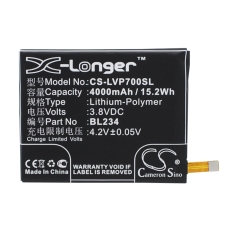 Compatibele batterijvervanging voor LENOVO BL234