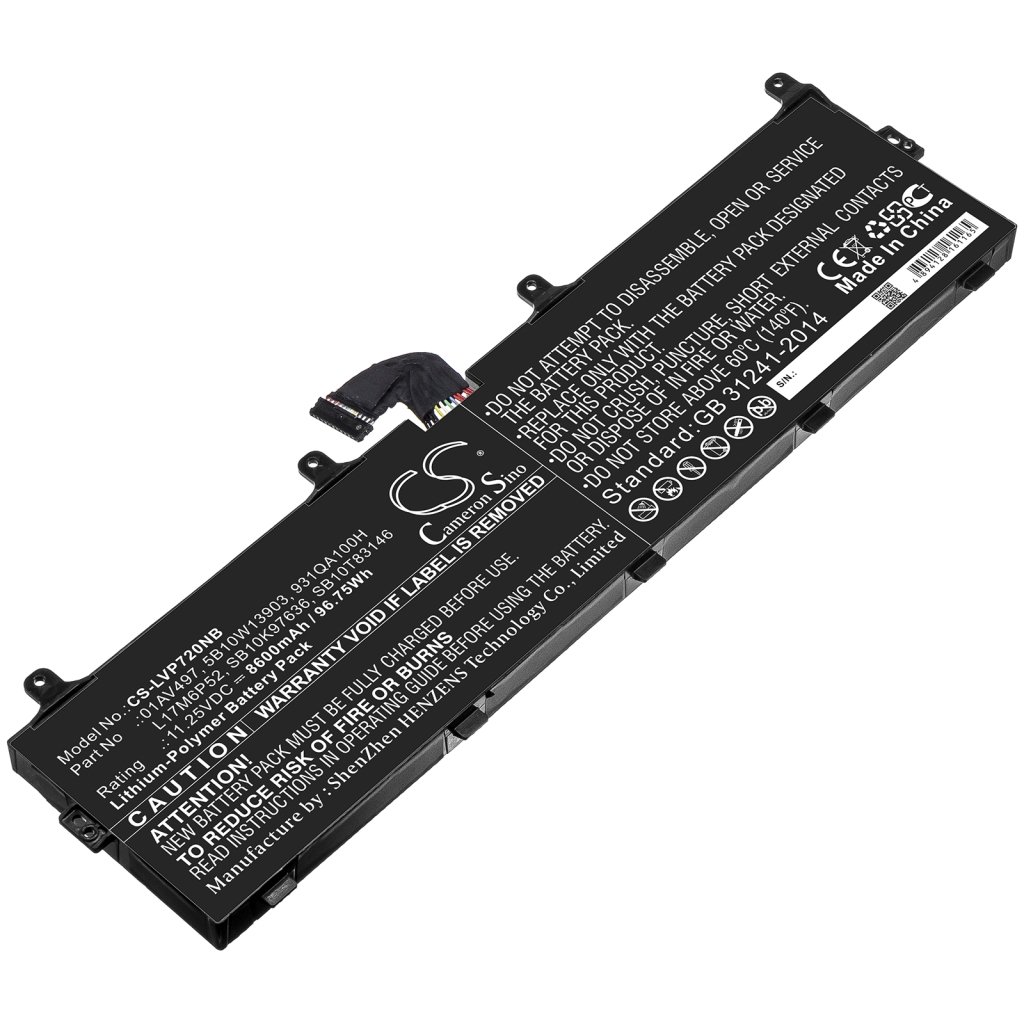 Batterijen Vervangt L17M6P52