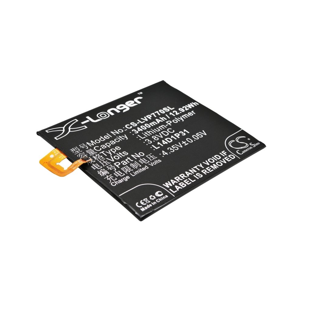 Batterij voor mobiele telefoon Lenovo CS-LVP770SL