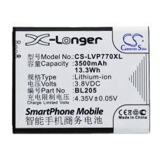 Compatibele batterijvervanging voor LENOVO BL205