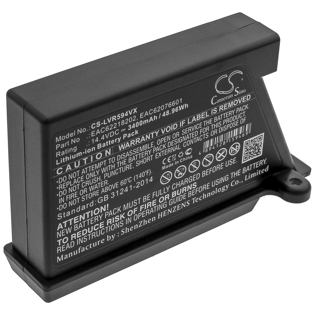 Batterijen voor stofzuigers Lg CS-LVR594VX