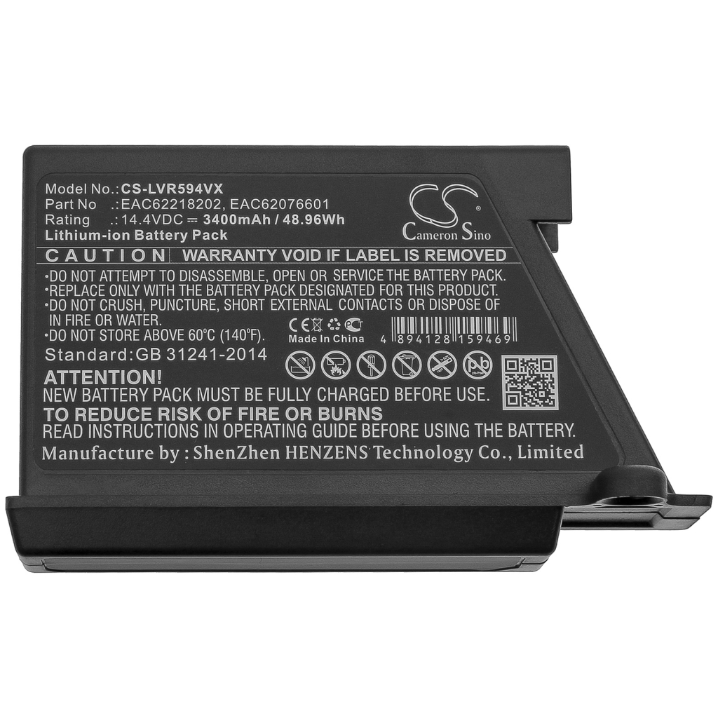 Batterijen Vervangt EAC60766102