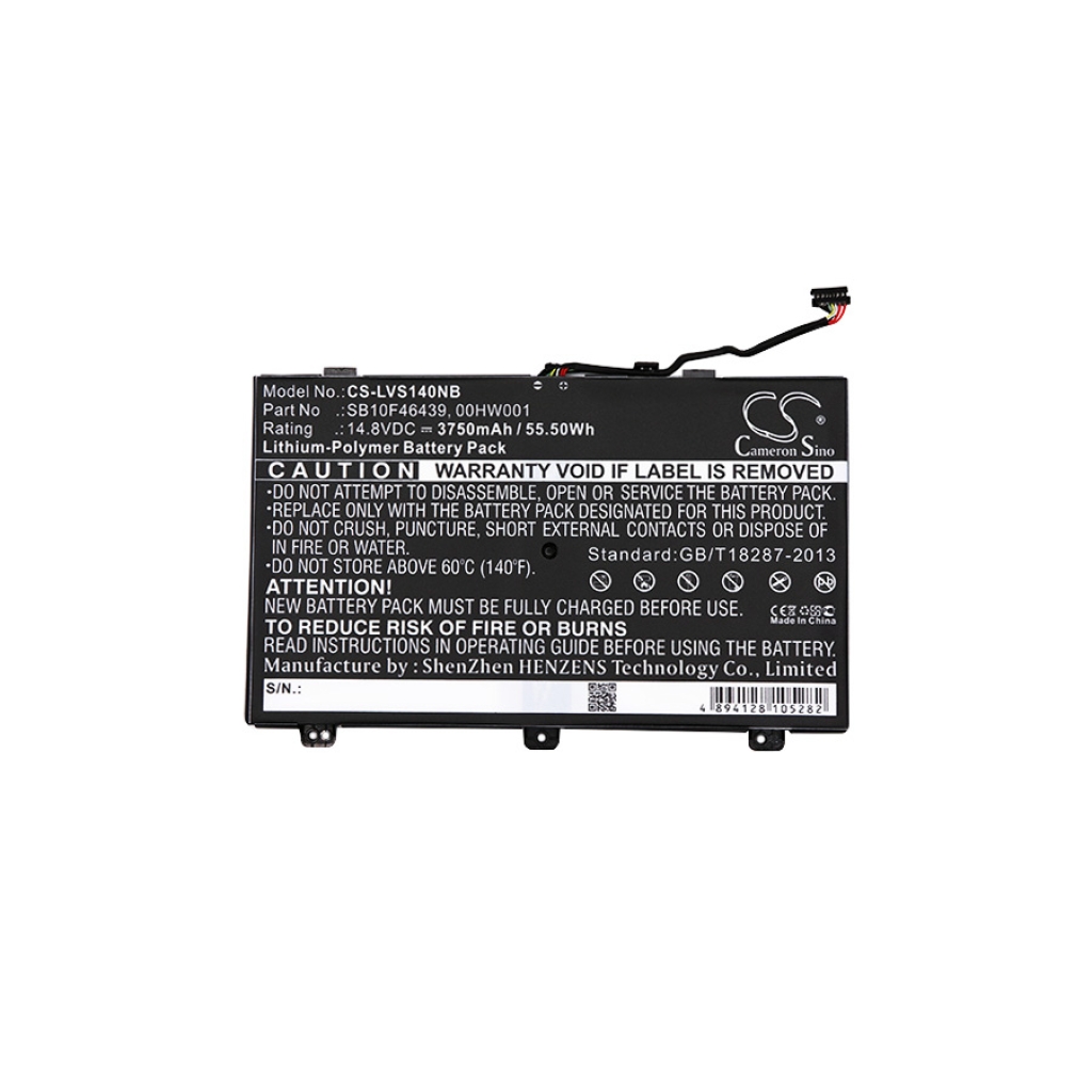 Notebook batterij Lenovo CS-LVS140NB