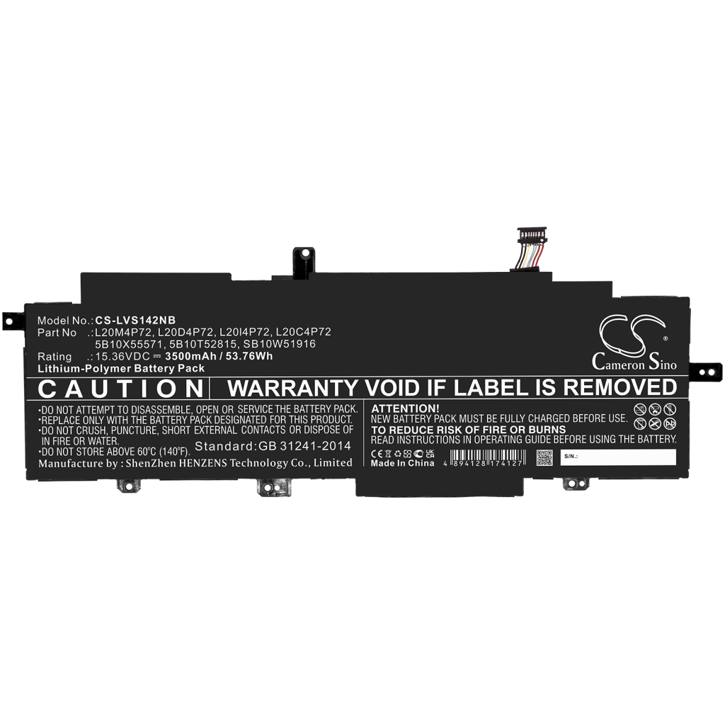 Notebook batterij Lenovo CS-LVS142NB