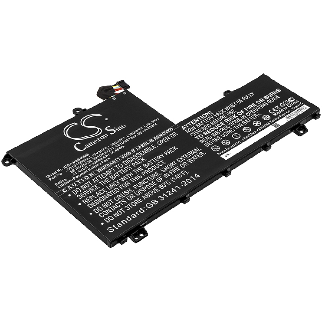 Notebook batterij Lenovo CS-LVS340NB