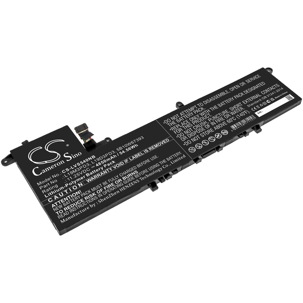 Notebook batterij Lenovo CS-LVS540NB