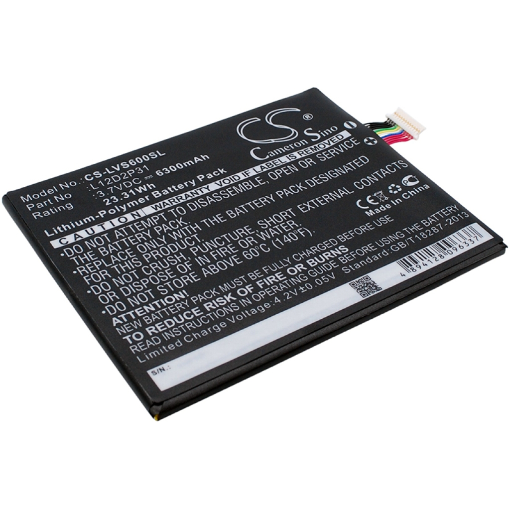 Tablet batterijen Lenovo CS-LVS600SL