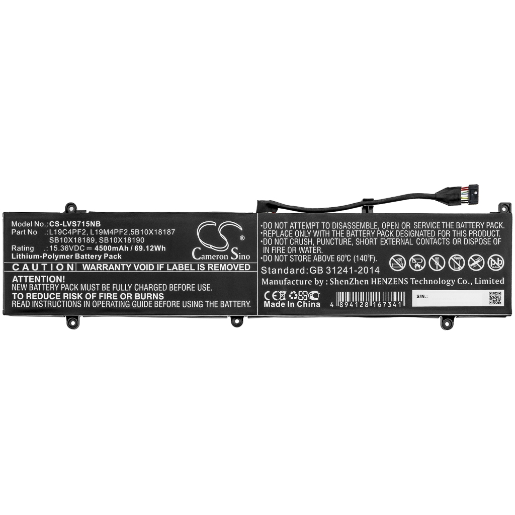 Notebook batterij Lenovo CS-LVS715NB