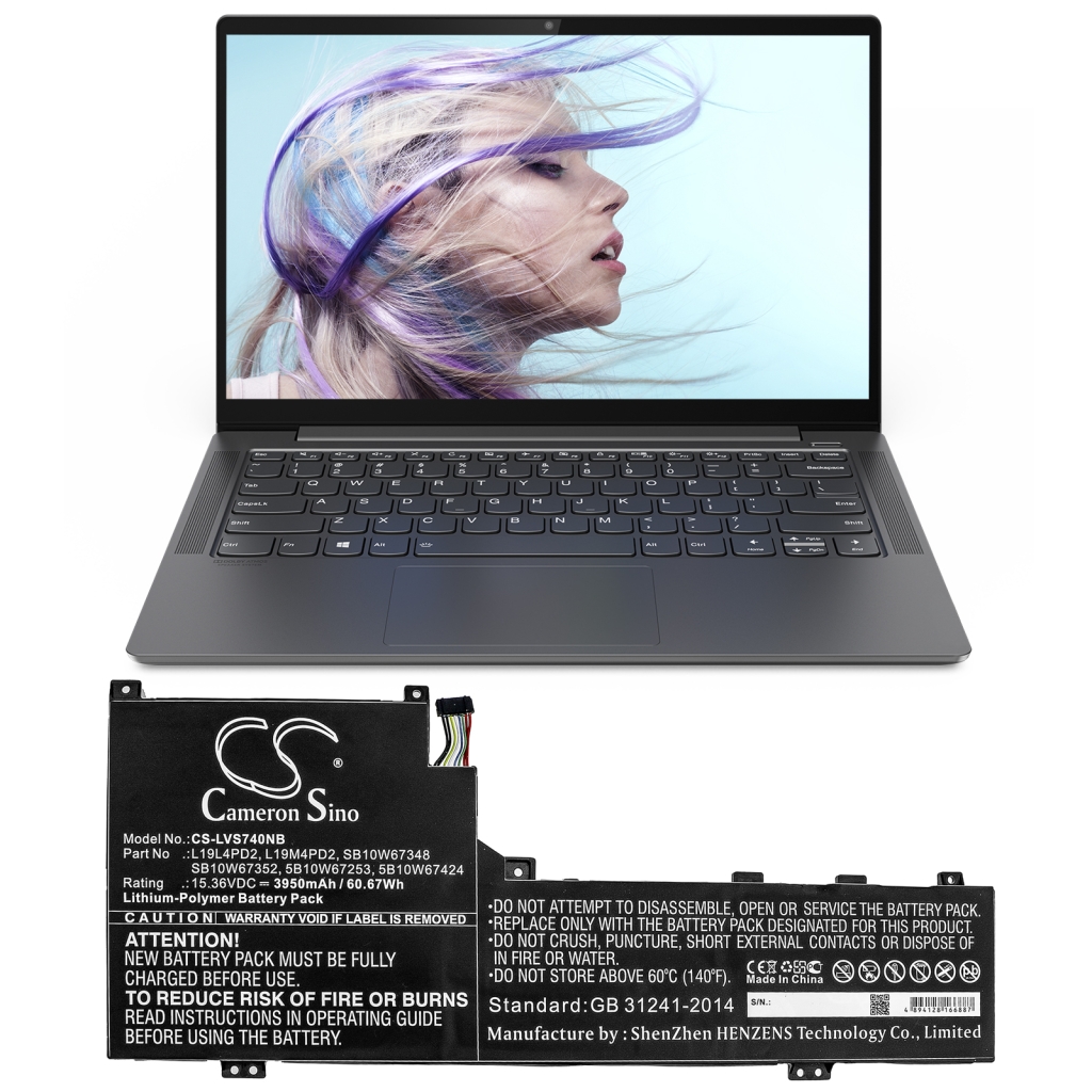 Notebook batterij Lenovo CS-LVS740NB