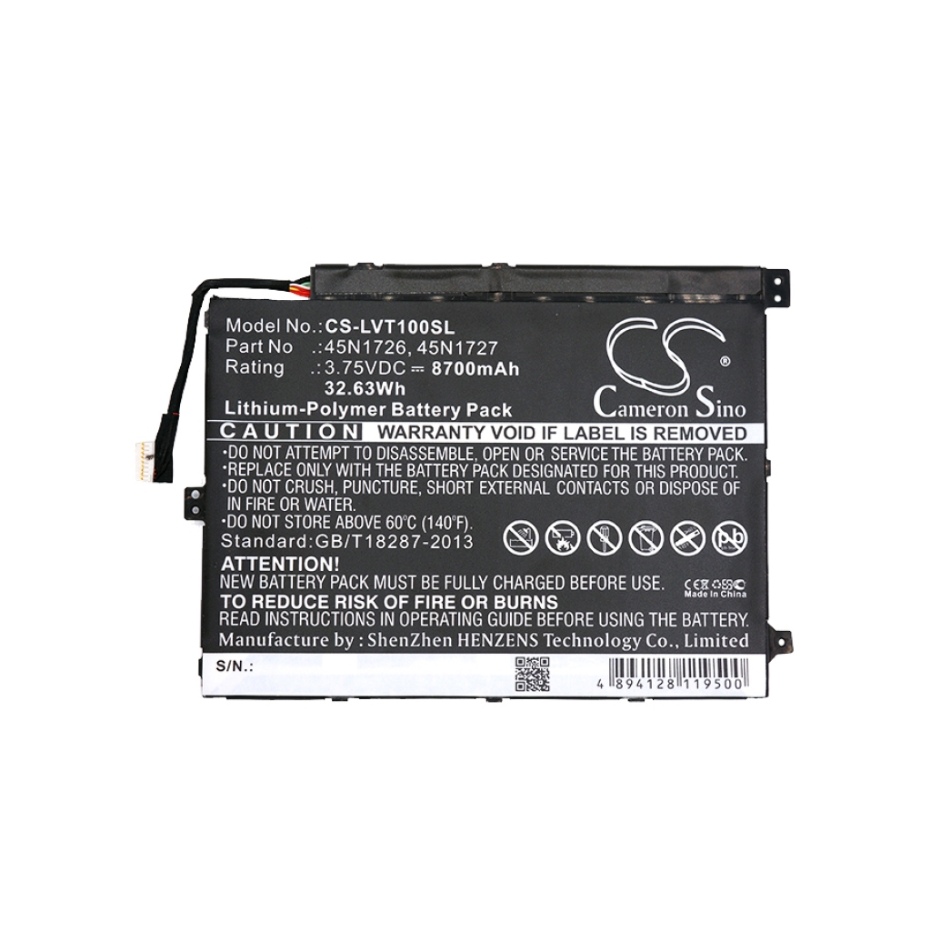 Tablet batterijen Lenovo CS-LVT100SL