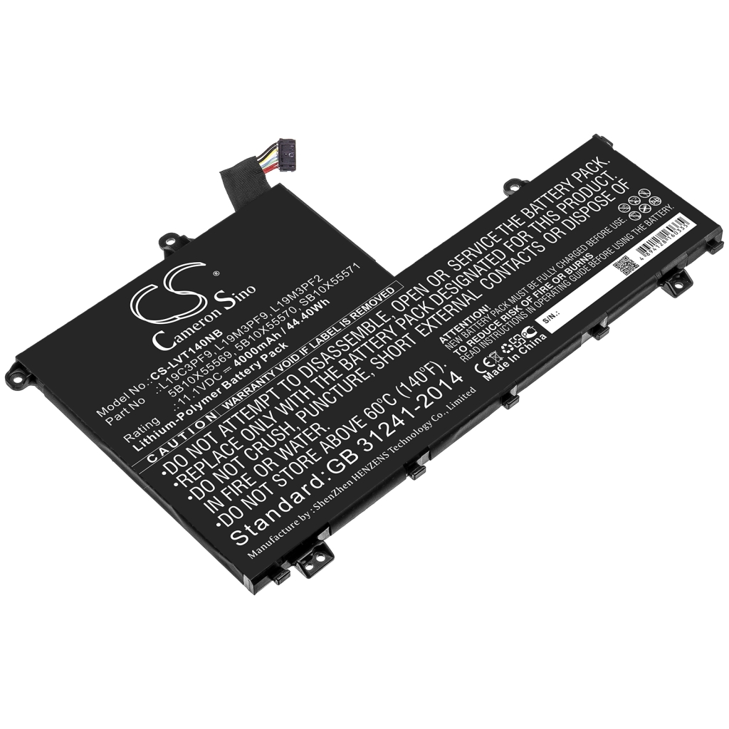 Notebook batterij Lenovo CS-LVT140NB