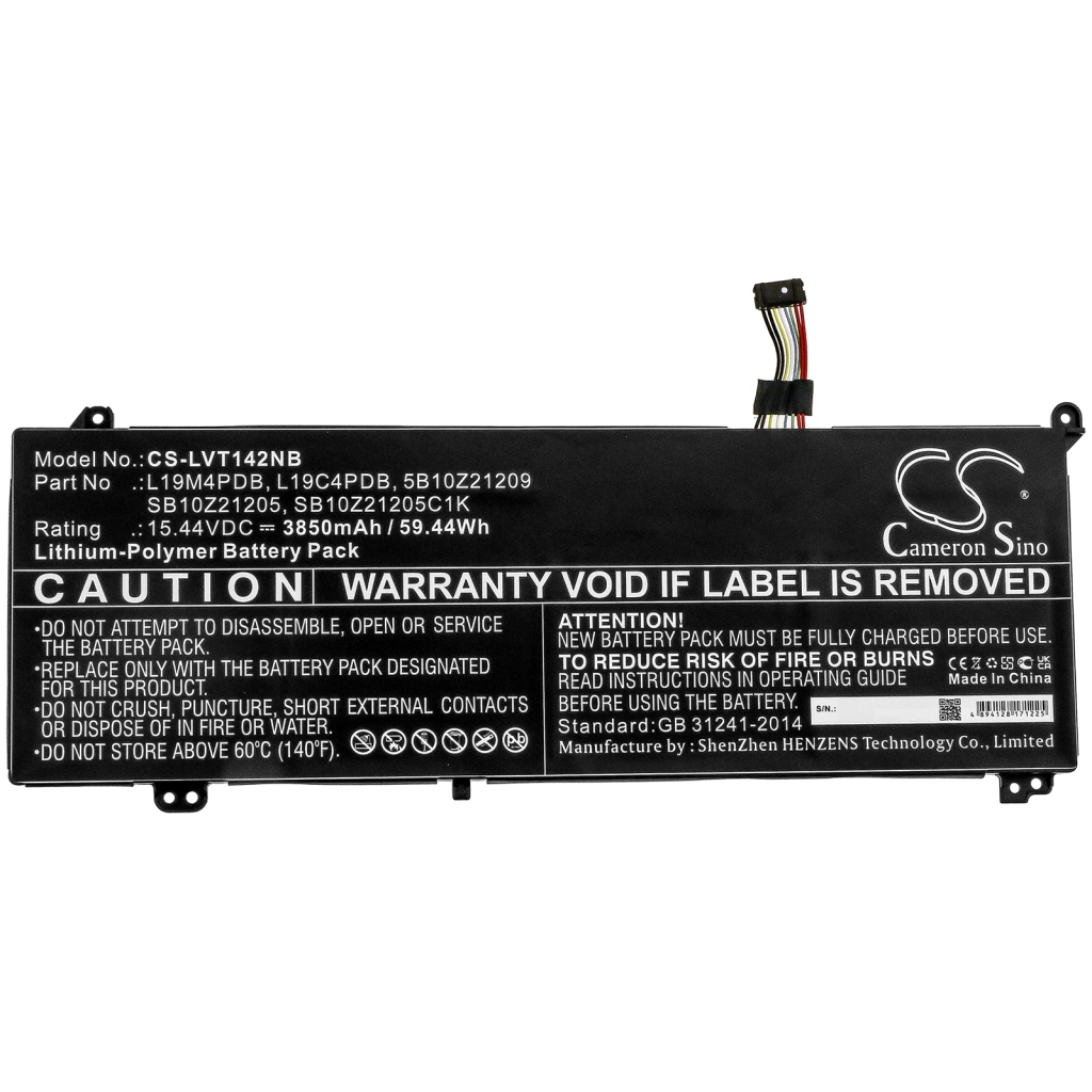 Notebook batterij Lenovo CS-LVT142NB