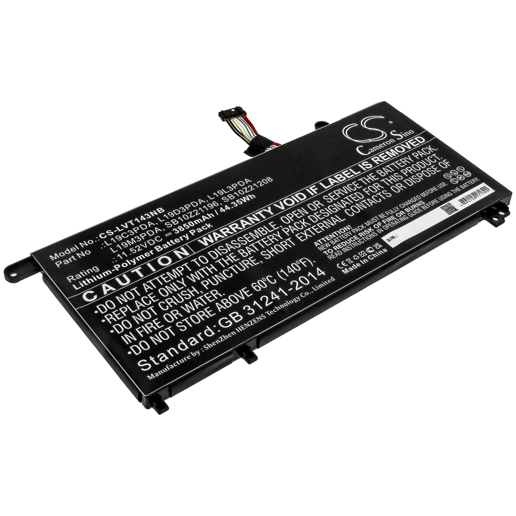 Notebook batterij Lenovo CS-LVT143NB