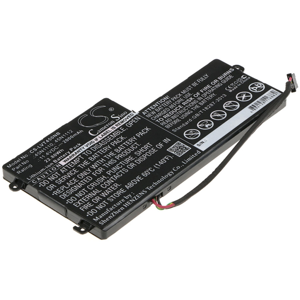 Notebook batterij Lenovo CS-LVT450NB