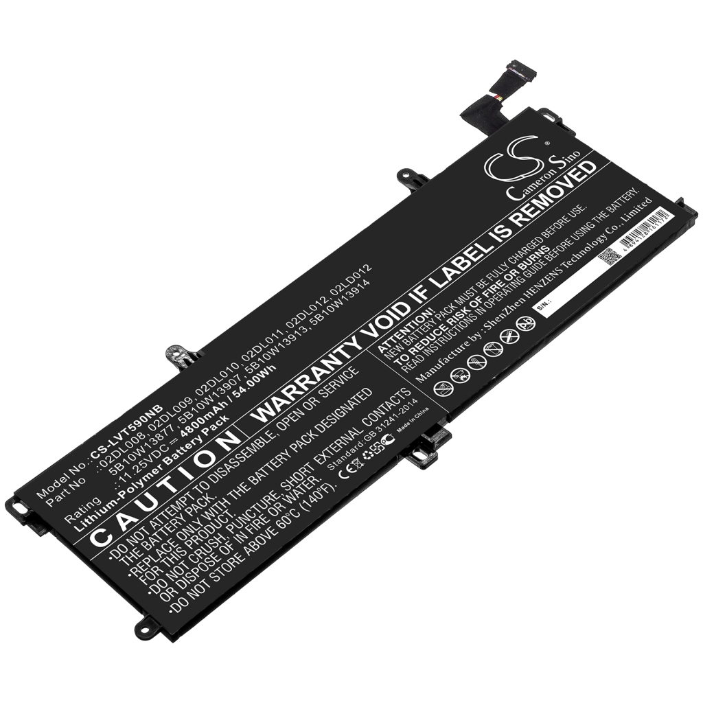 Notebook batterij Lenovo CS-LVT590NB