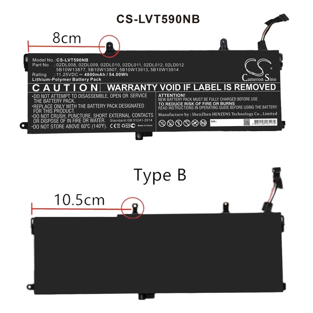 Batterijen Vervangt L18M3P71