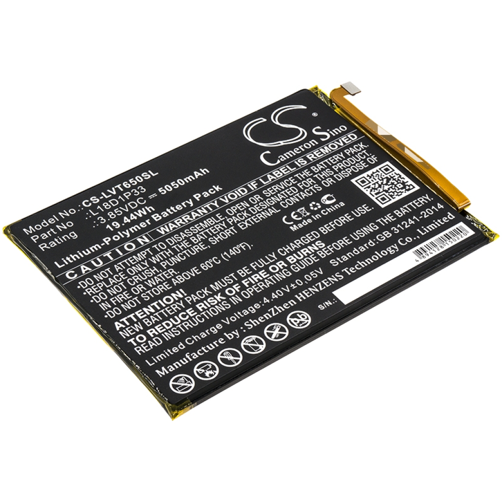 Tablet batterijen Lenovo CS-LVT650SL