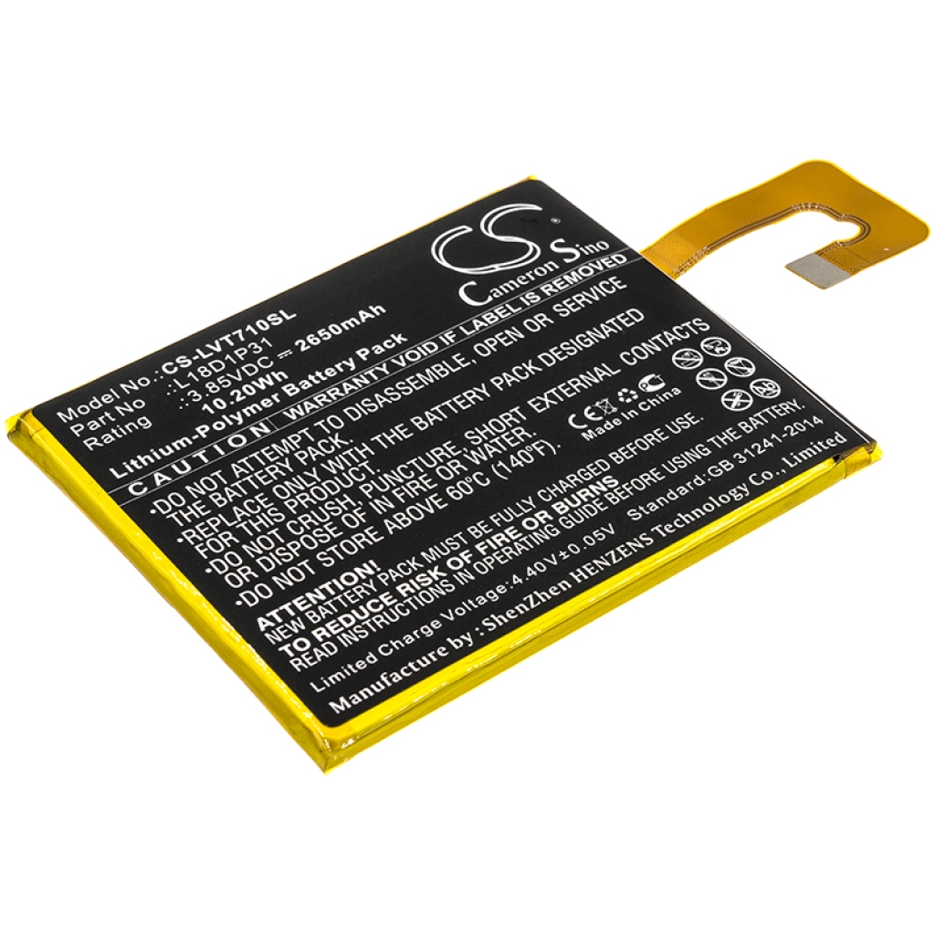 Tablet batterijen Lenovo CS-LVT710SL