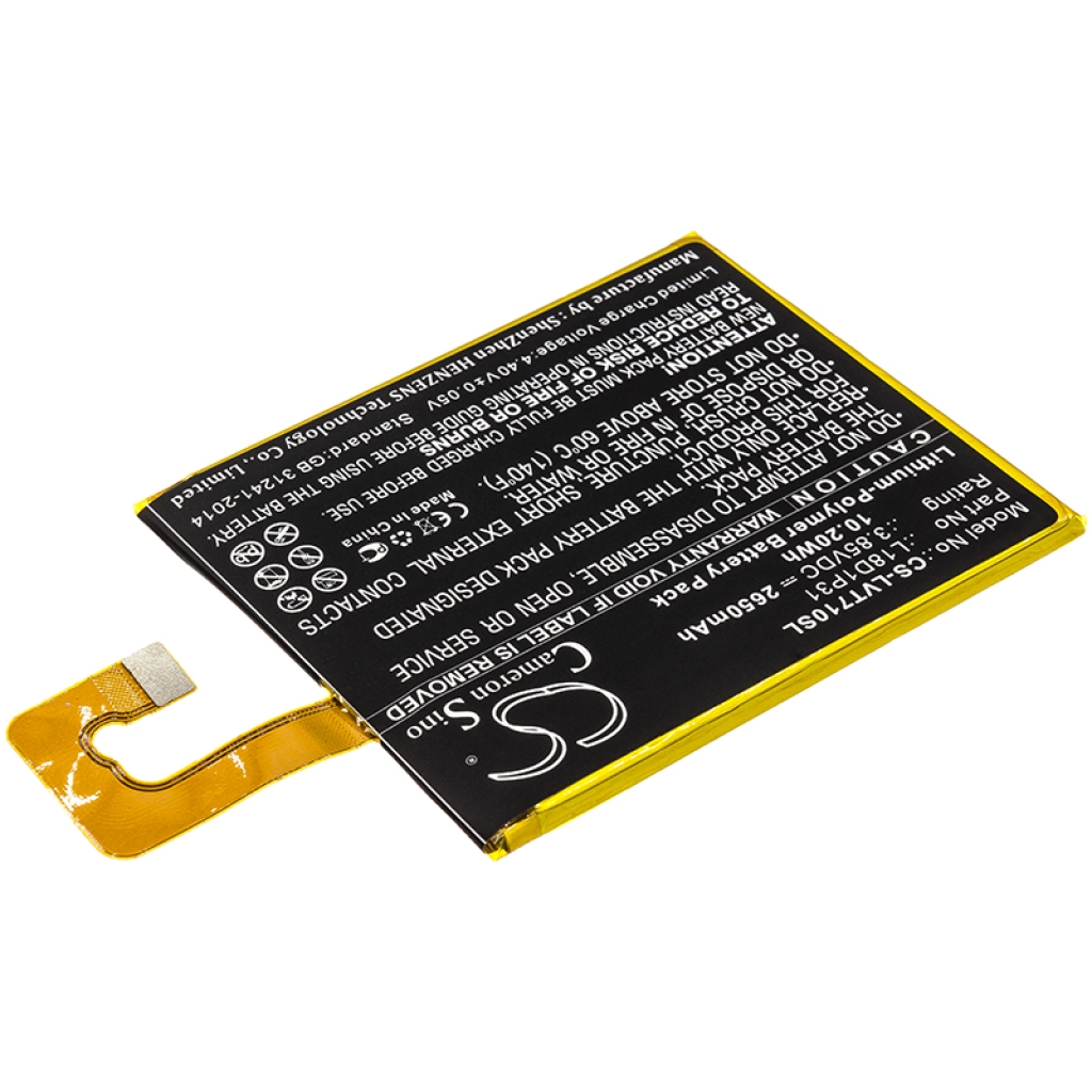 Tablet batterijen Lenovo CS-LVT710SL