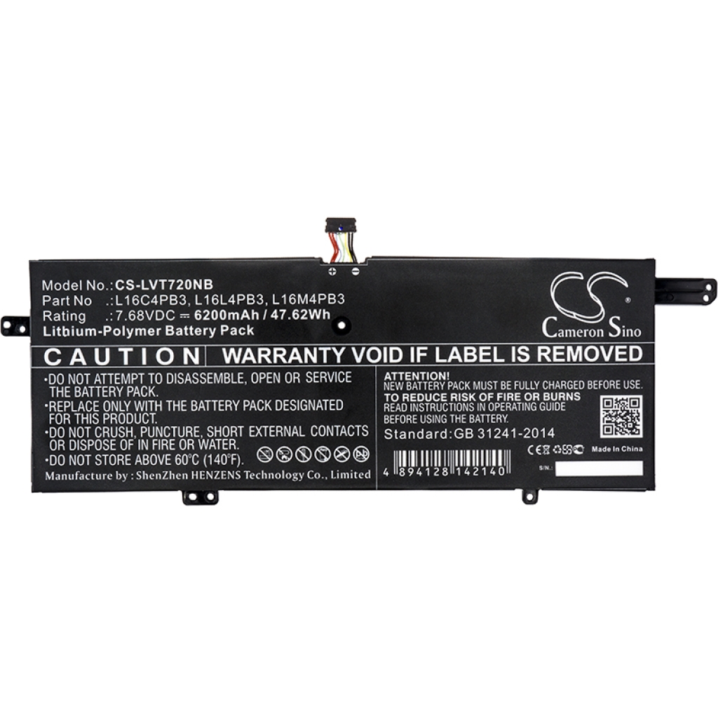 Notebook batterij Lenovo CS-LVT720NB