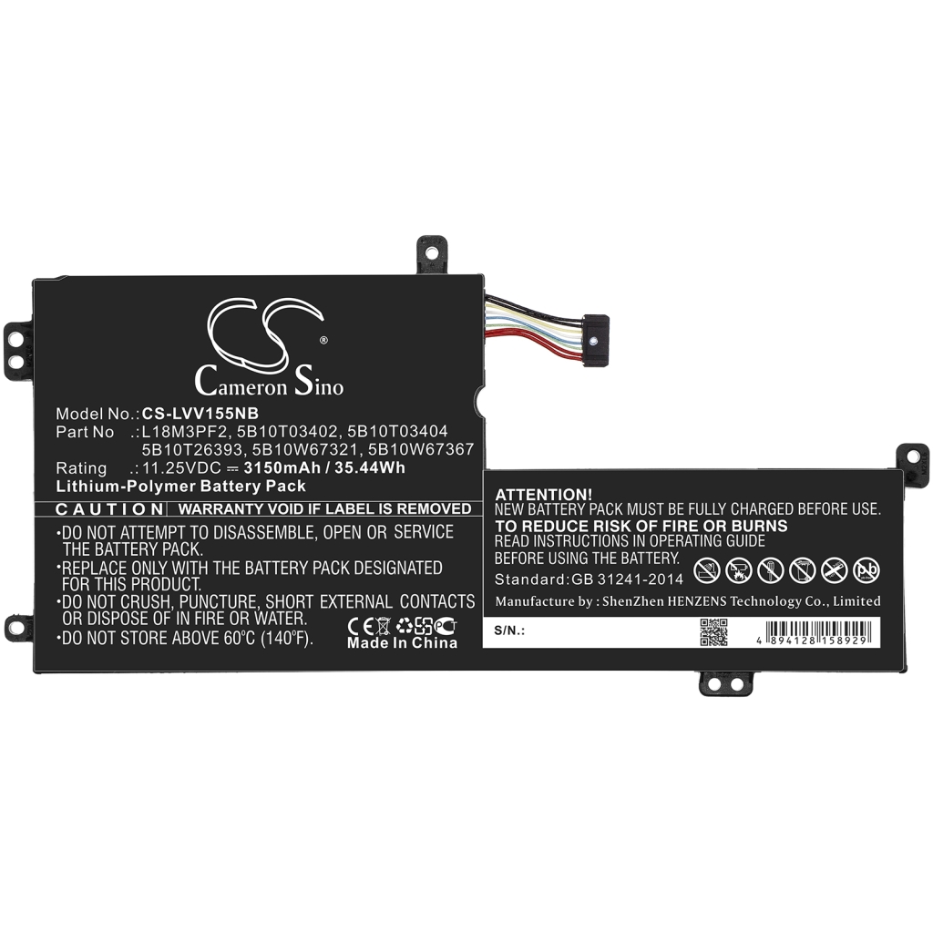 Notebook batterij Lenovo CS-LVV155NB